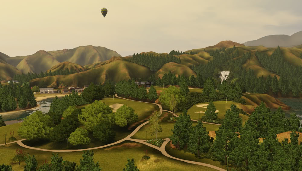 Sims 3 worlds. Городок 