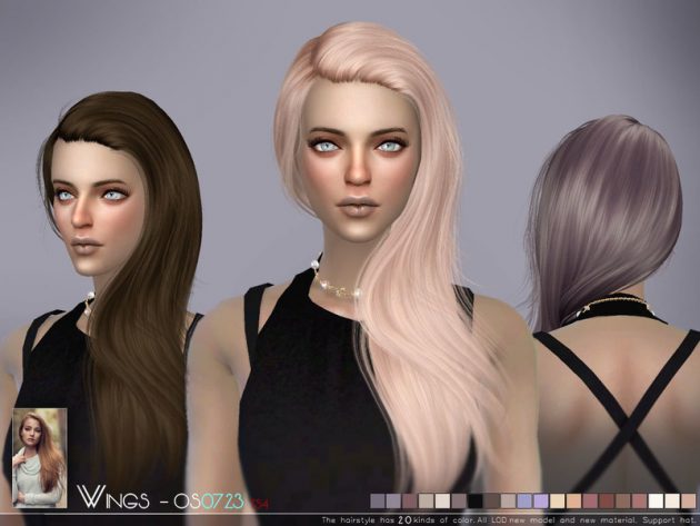 Female Hair 723 by wingssims - Liquid Sims