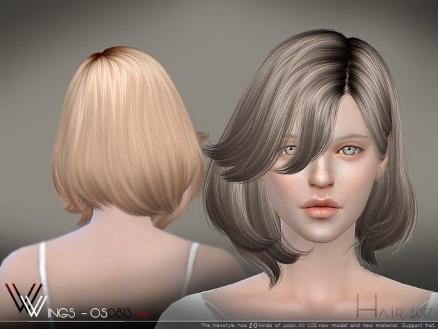 Female Hair By Wingssims Liquid Sims