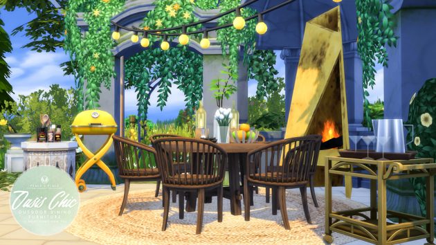 Oasis-Chic Outdoor Dining by Peacemaker IC - Liquid Sims