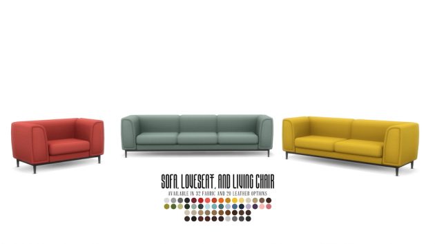 Trenton Sofa Set by Peacemaker IC - Liquid Sims