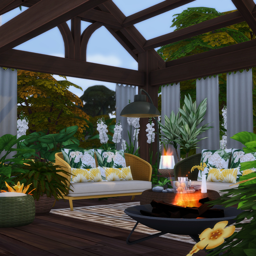Oasis-Chic Outdoor Wicker Living by Peacemaker IC - Liquid Sims