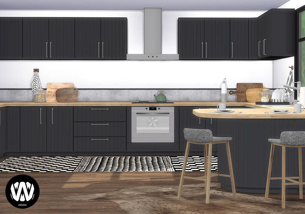 Ceratonia Kitchen by wondymoon Liquid Sims