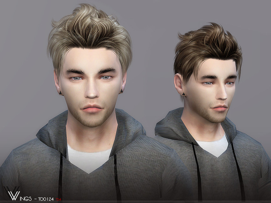 Male Hair To0124 By Wingssims Liquid Sims