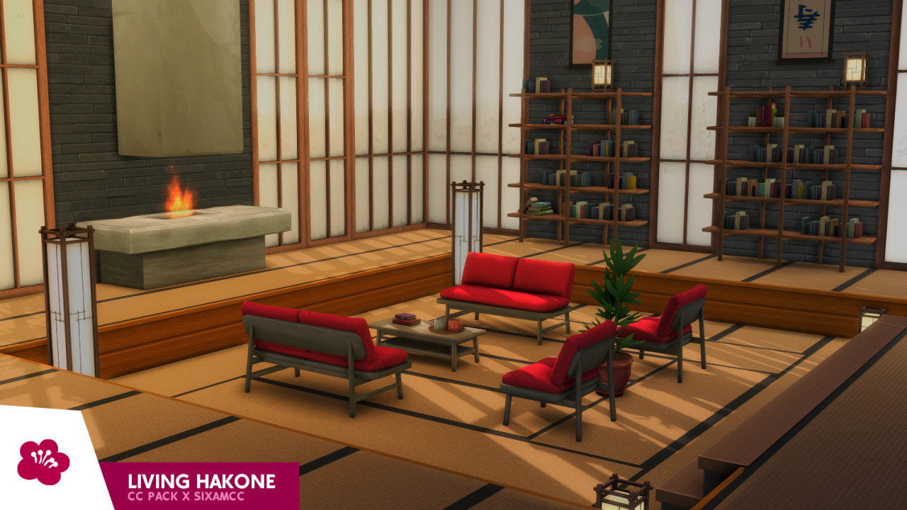 Hakone Living, Bedroom & Dining by SIXAM - Liquid Sims